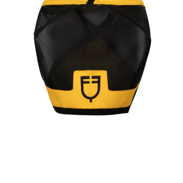 Maschera anti-mosche Equestro con logo frontale Giallo