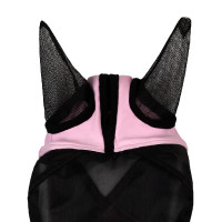 Maschera anti-mosche Equestro con logo frontale Bouquet orchidea Rosa