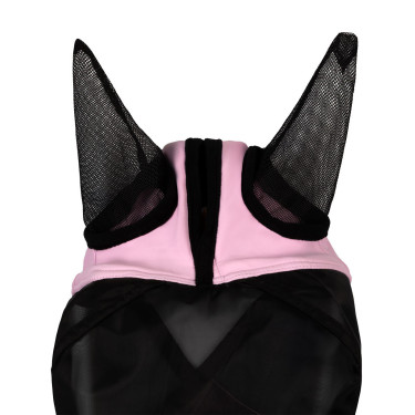 Maschera anti-mosche Equestro con logo frontale Bouquet orchidea Rosa