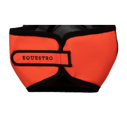 Maschera anti-mosche Equestro con logo frontale Granatina Rosso