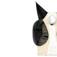 Maschera antimosche Equestro bicolore in mesh After Glow / bianco brillante Maschera antimosche Equestro bicolore in mesh After Glow / bianco brillante