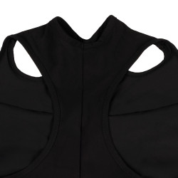 Maschera antimosche Equestro in elastan senza orecchie con rete per gli occhi Nero