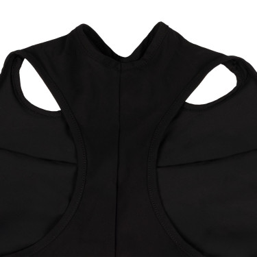 Maschera antimosche Equestro in elastan senza orecchie con rete per gli occhi Nero