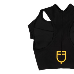 Maschera antimosche Equestro in elastan senza orecchie con rete per gli occhi Nero