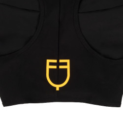 Maschera antimosche Equestro in elastan senza orecchie con rete per gli occhi Nero