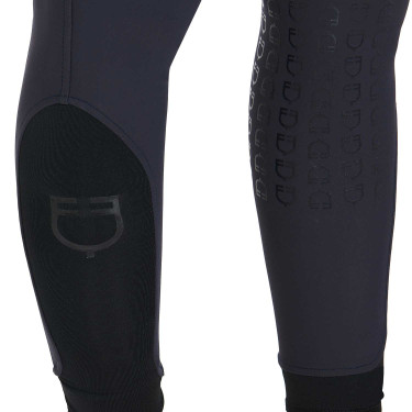 Pantaloni da equitazione da donna Equestro full grip a vita alta foderati in pile Blazer marine Blu marino Pantaloni da equitazione da donna Equestro full grip a vita alta foderati in pile Blazer marine Blu marino
