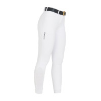 Pantaloni da equitazione da donna Equestro full grip a vita alta foderati in pile Bianco