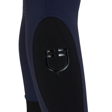 Pantaloni da equitazione da donna Equestro con grip sulle ginocchia a vita alta foderati in pile Blazer marine Blu marino Pantaloni da equitazione da donna Equestro con grip sulle ginocchia a vita alta foderati in pile Blazer marine Blu marino