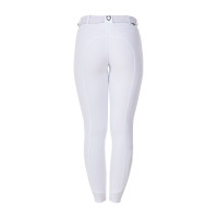 Pantaloni da equitazione donna Equestro x FISE full grip Bianco Pantaloni da equitazione donna Equestro x FISE full grip Bianco