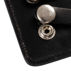 Portanumero da concorso Equestro 3 cifre 9×8 cm Nero