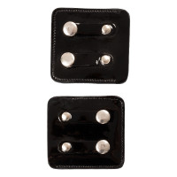 Portanumero da gara Equestro con cristalli Nero