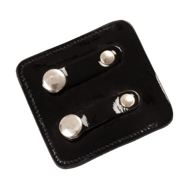 Portanumero da gara Equestro con cristalli Nero