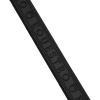 Redini in gomma Equestro con grip in rilievo e finiture argentate Nero