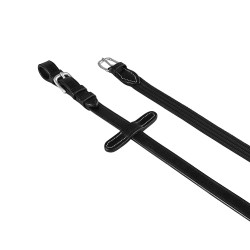 Redini Equestro con fibbie argentate Nero