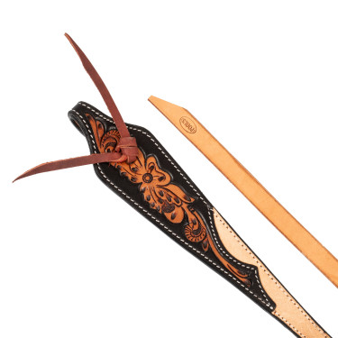 Redini western Pool’s dark floral tooling Nero / naturale