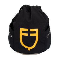 Borsa per casco Equestro con tasche laterali Nero