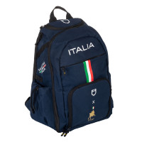 Zaino tecnico multipocket Equestro x FISE Blazer marine Blu marino Zaino tecnico multipocket Equestro x FISE Blazer marine Blu marino