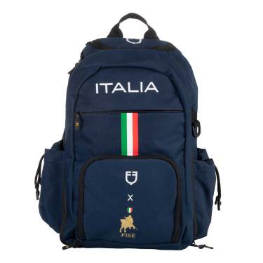 Zaino tecnico multipocket Equestro x FISE Blazer marine Blu marino