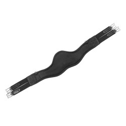 Sottopancia anatomico Equestro in pelle Nero