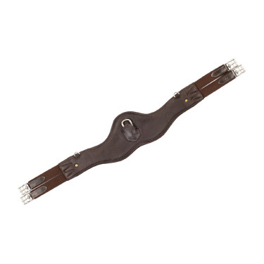 Sottopancia anatomico Equestro in pelle Marrone scuro