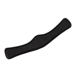 Sottopancia da dressage anatomico Equestro con badge logo Nero