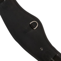 Sottopancia da dressage anatomico Equestro con badge logo Nero