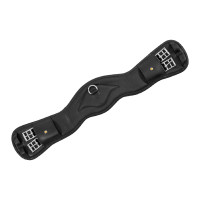 Sottopancia da dressage Equestro in morbida pelle Nero