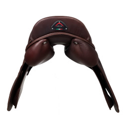Sella da salto Acavallo Comfort Sublime KC Race 2.4 Marrone scuro