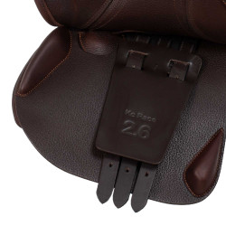 Sella da salto Acavallo Comfort Sublime KC Race 2.6 Marrone scuro