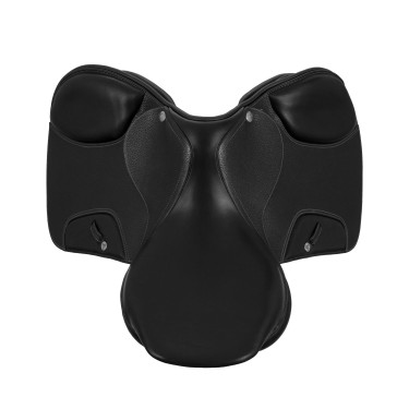 Sella da salto ostacoli Acavallo Professional Sublime KC Race 1.6 Nero