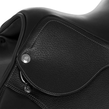 Sella da salto ostacoli Acavallo Professional Sublime KC Race 1.6 Nero