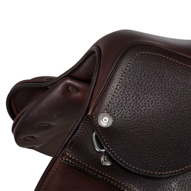 Sella da salto ostacoli Acavallo Professional Sublime KC Race 1.6 Marrone scuro