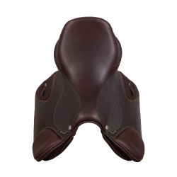 Sella da salto ostacoli Acavallo Professional Sublime KC Race 2.4 Marrone scuro