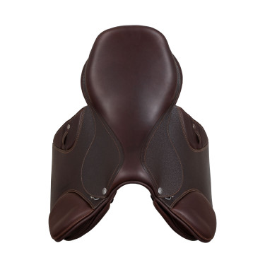 Sella da salto ostacoli Acavallo Professional Sublime KC Race 2.4 Marrone scuro