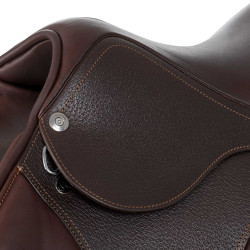 Sella da salto ostacoli Acavallo Professional Sublime KC Race 2.4 Marrone scuro