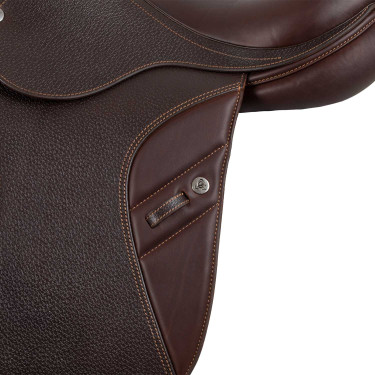 Sella da salto ostacoli Acavallo Professional Sublime KC Race 2.4 Marrone scuro