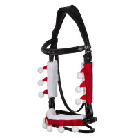 Set natalizio Supreme copri-ponte del naso + protezioni per montanti Rosso