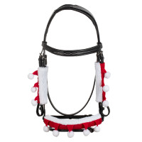 Set natalizio Supreme copri-ponte del naso + protezioni per montanti Rosso