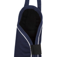 Set di stinchiere da trasporto e proteggi-coda Equestro con patch in gomma Bordeaux
