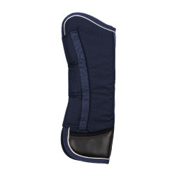 Set di stinchiere da trasporto e proteggi-coda Equestro con patch in gomma Marina Blu marino