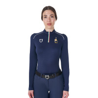 Sottostrato da allenamento da donna Equestro x FISE Blazer marine Blu marino