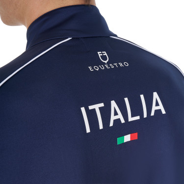 Sottostrato da allenamento uomo Equestro x FISE Blazer marine Blu marino