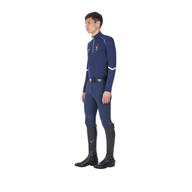 Sottostrato da allenamento uomo Equestro x FISE Blazer marine Blu marino