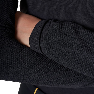 Sottostrato unisex per bambini Equestro in tessuto tecnico Nero / nero