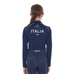 Sottogiacca unisex per bambini Equestro x FISE Blazer marine Blu marino