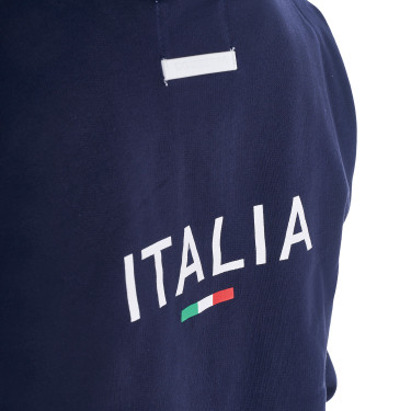 Felpa con cappuccio unisex da bambino in pile Equestro x FISE Blazer marine Blu marino