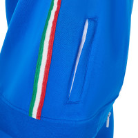 Felpa con cappuccio da donna Equestro x FISE Blu di Savoia