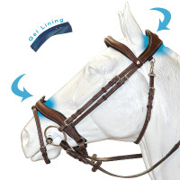 Bridon Flags & Cup Comfort combinato Marrone Bridon Flags & Cup Comfort combinato Marrone