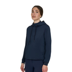 Felpa da donna Equestro con inserti Blazer marine Blu marino Felpa da donna Equestro con inserti Blazer marine Blu marino