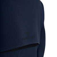 Felpa da donna Equestro con inserti Blazer marine Blu marino